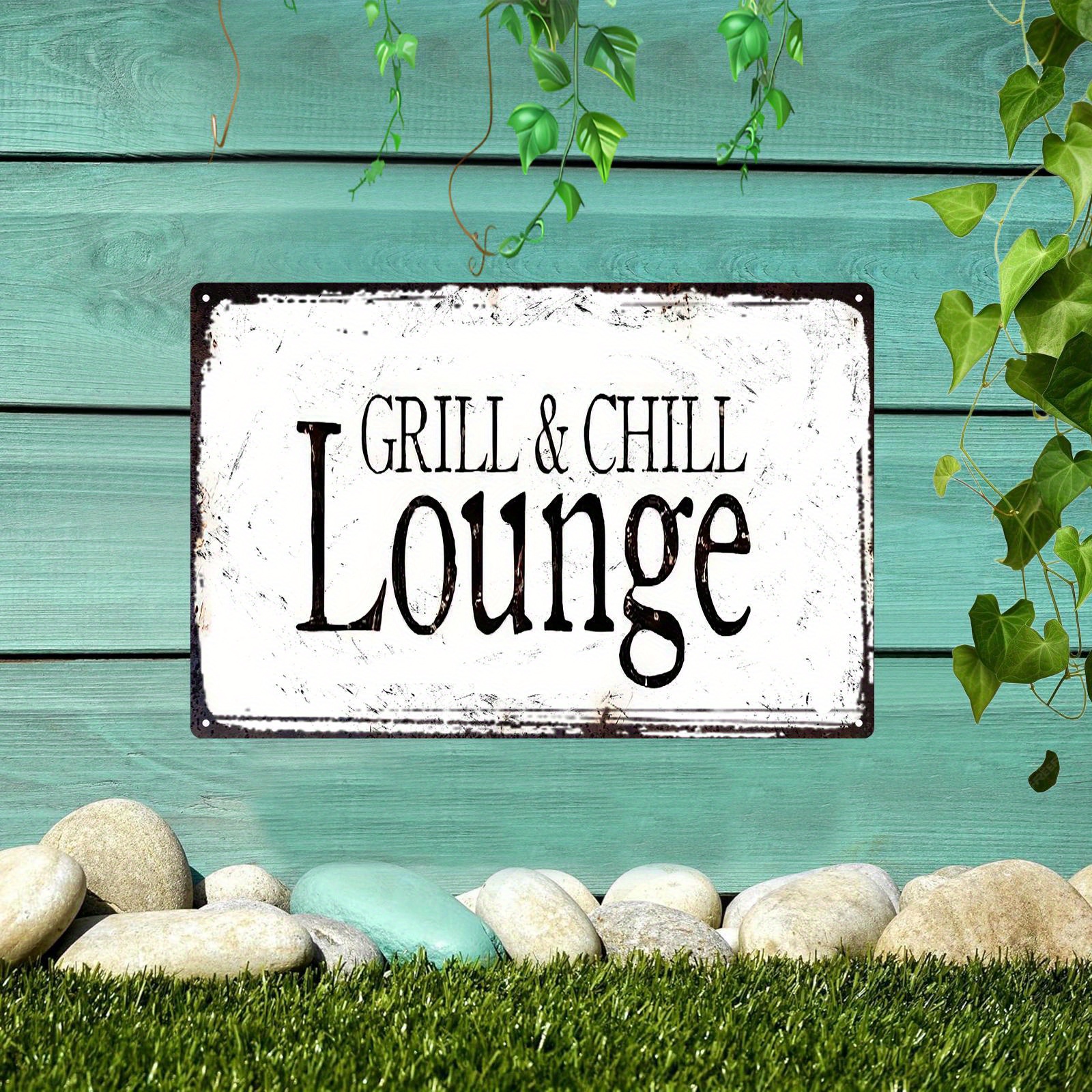 Tin Sign - Vintage Grill & Chi - Home Bar Lounge recension och pris
