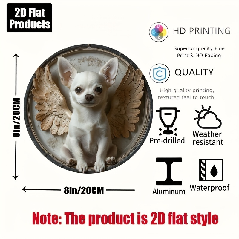 2D Flat, 1pc, Chihuahua Theme, - Home Bar And Coffee recension och pris