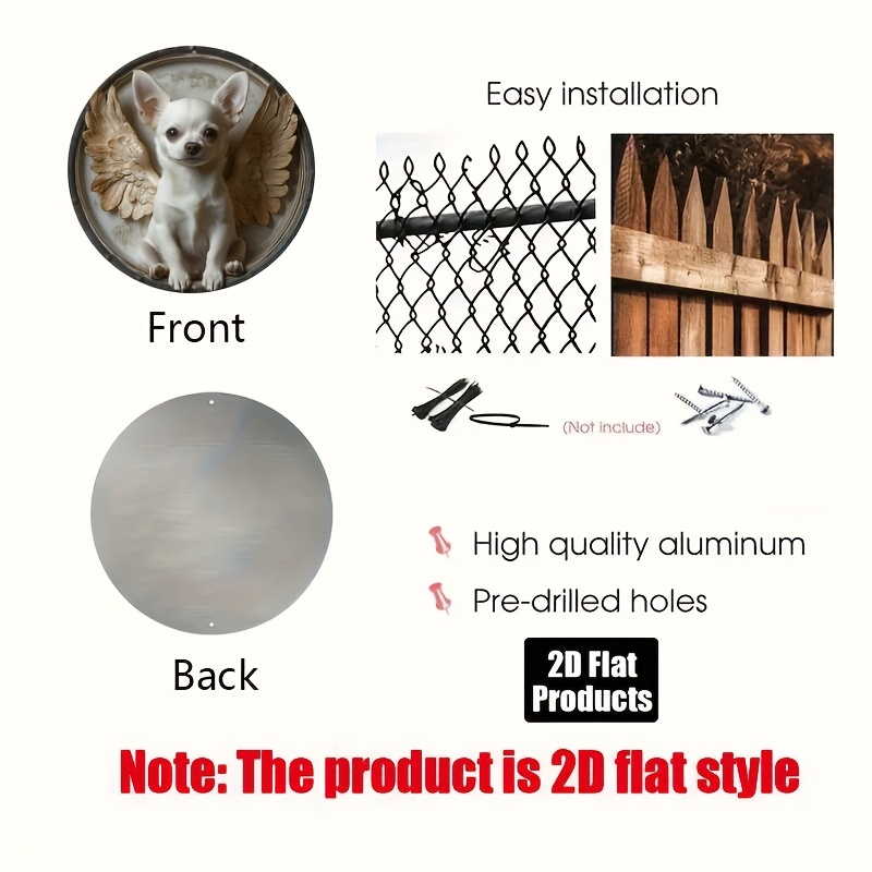 2D Flat, 1pc, Chihuahua Theme, - Home Bar And Coffee recension och pris