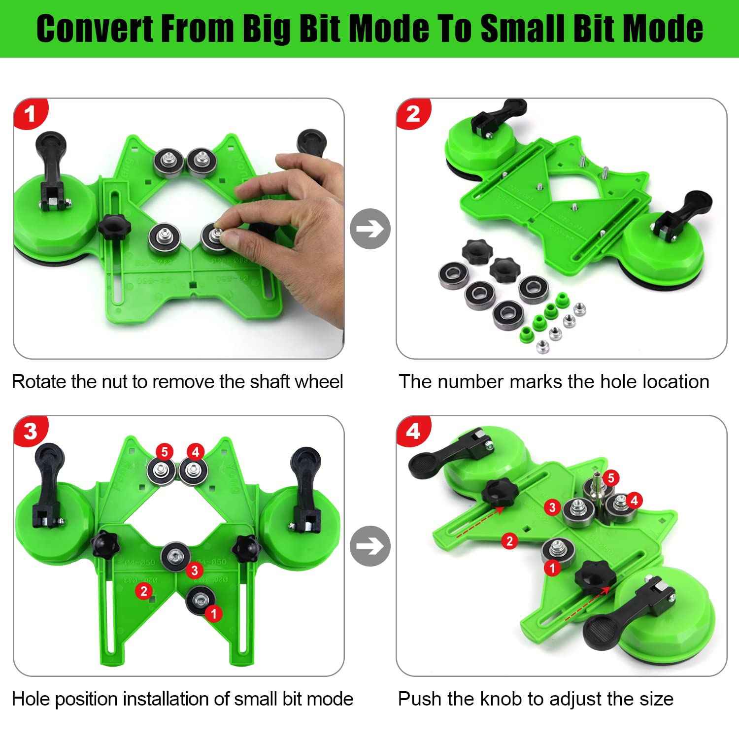 17Pcs Diamond Tile Drill Bits  - Jigger Double Sided recension och pris