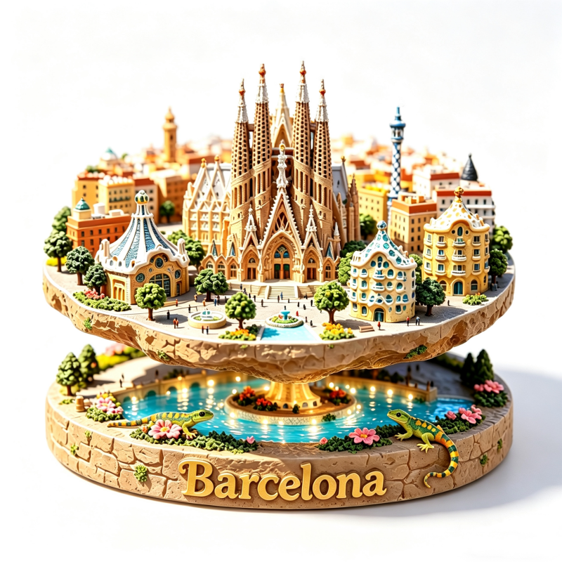Spain Metal Fridge Magnets Bar - Home Barcelona recension och pris