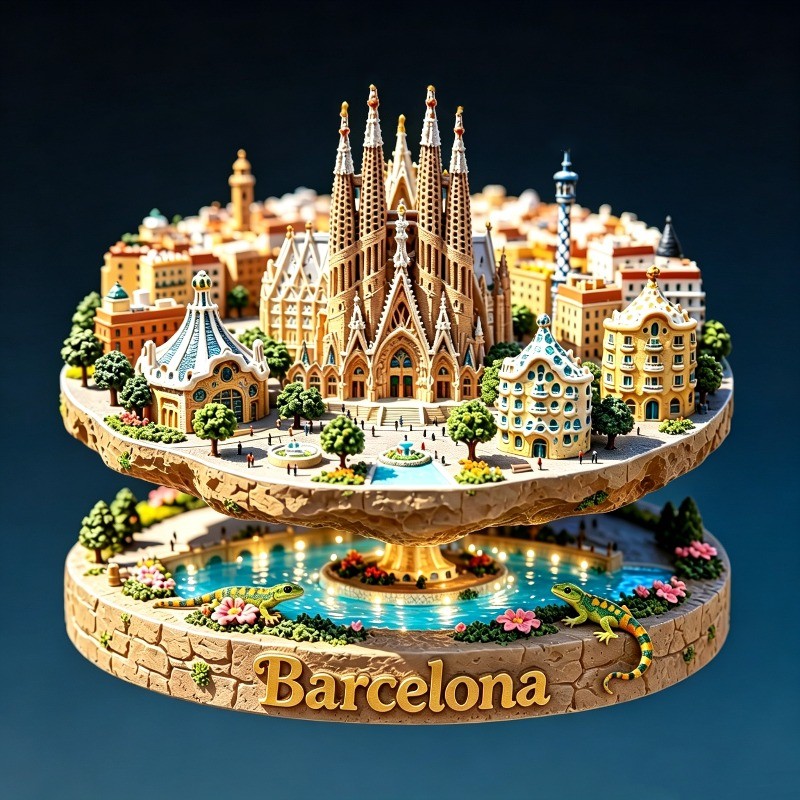 Spain Metal Fridge Magnets Bar - Home Barcelona recension och pris