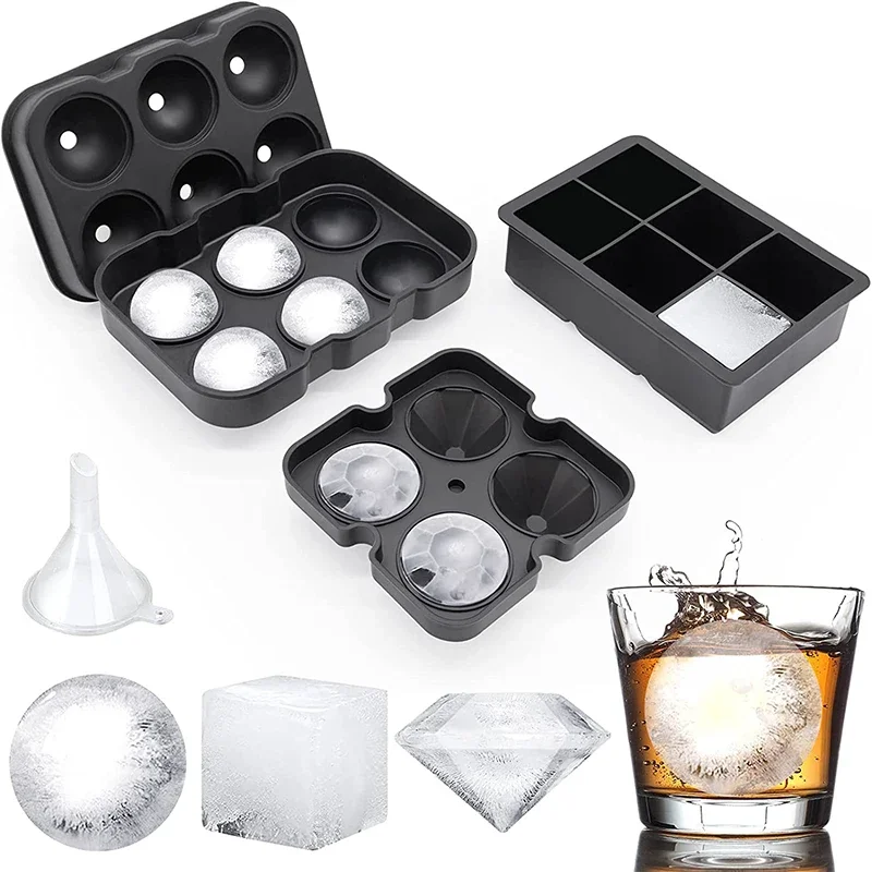 Large Ice Cube Trays Silicone  - Ice Mold Sphere recension och pris