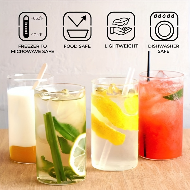4PCS 560/440ML Drinking Glasse - Highball Glass Set recension och pris
