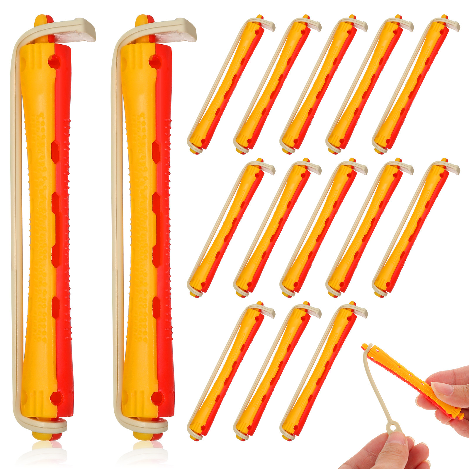 24Pcs Perm Rods Hair Rollers R - Home Barber recension och pris