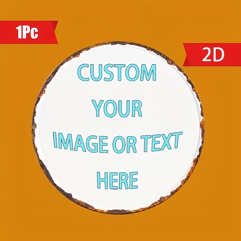 Custom Round Metal Tin Sign, P - Home Bar Signs recension och pris