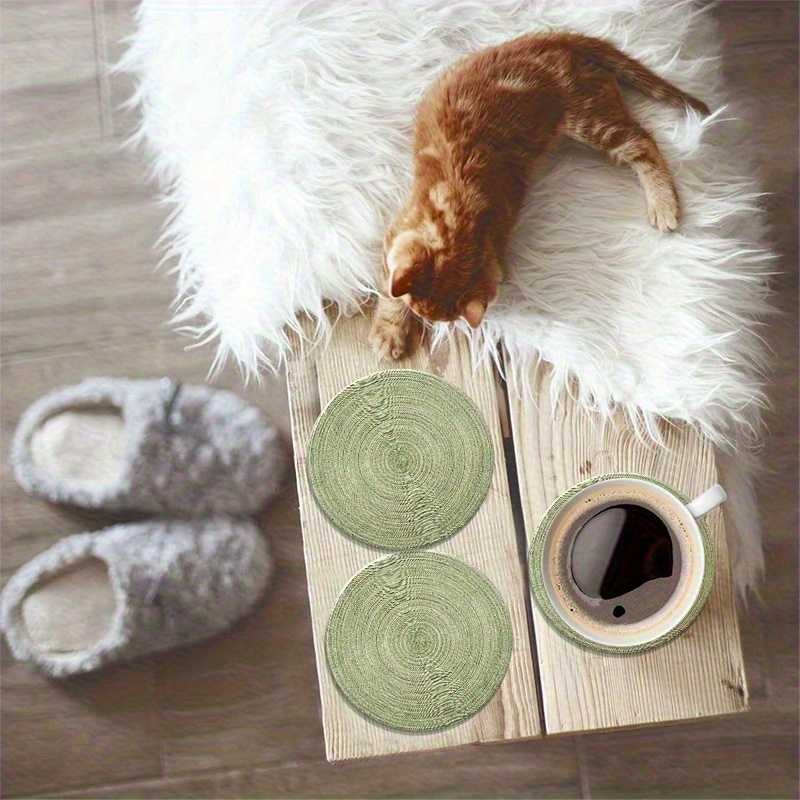 6pcs 4in Round Retro Green Gro - Old Fashioned Glass recension och pris