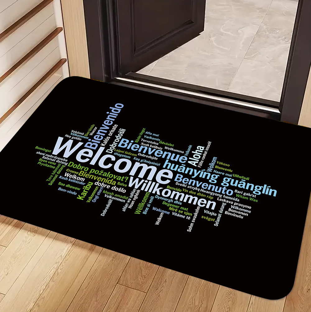 Welcome & Friends Theme Carpet - Home Bar Word recension och pris